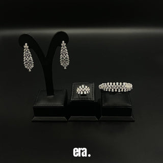 Era Midha White Full Set Accessories High Quality Simulated Diamonds