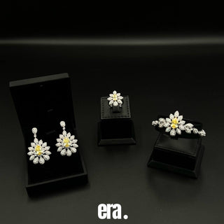 Era Yara Yellow Full Set Accessories High Quality Simulated Diamonds